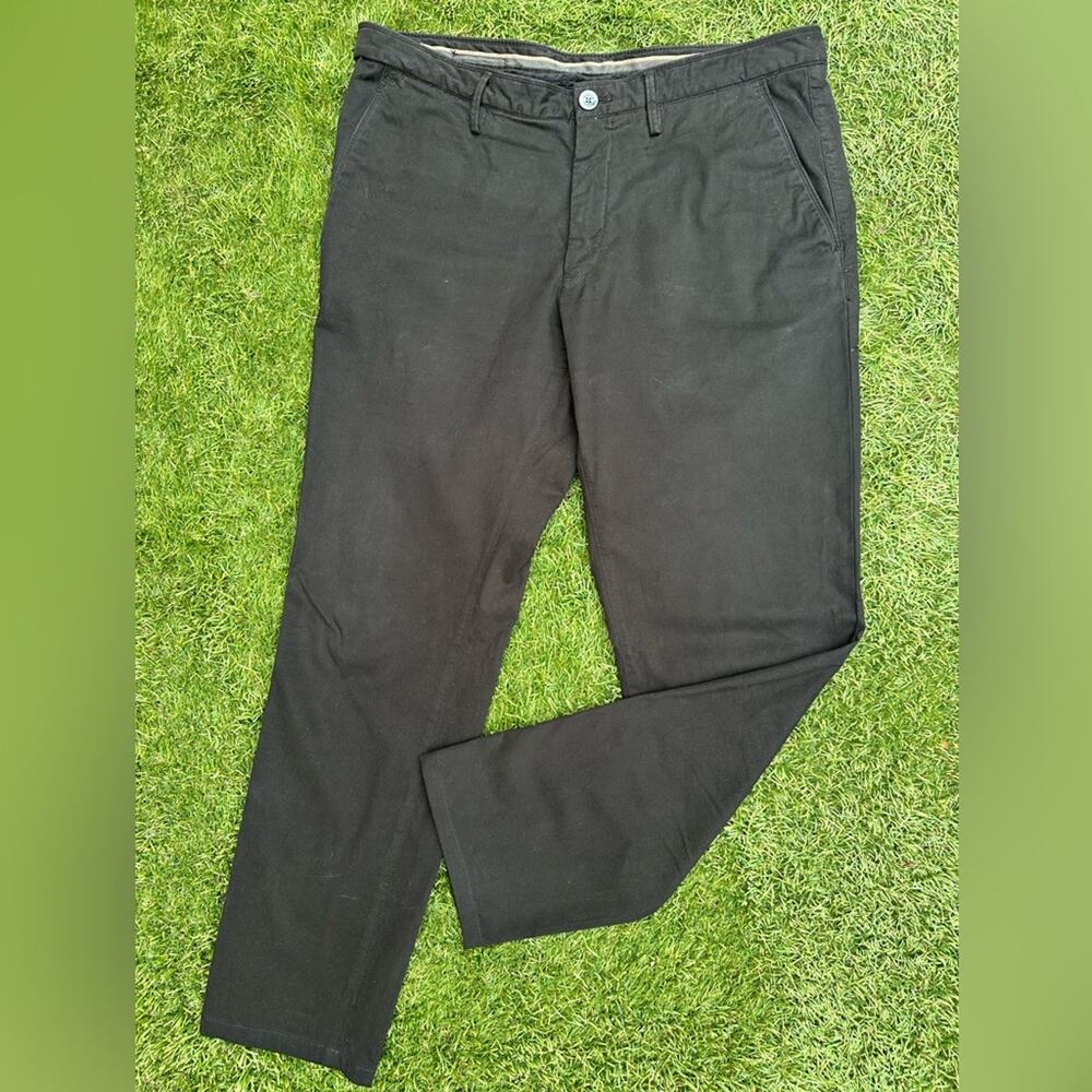 Massimo Dutto Men’s Slim Fit Twill Trousers Classic Cotton Chino Pants 34x30